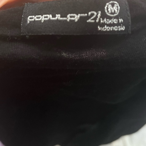 EUC Dolls Kill Black Crop Tube Top - Picture 5 of 5